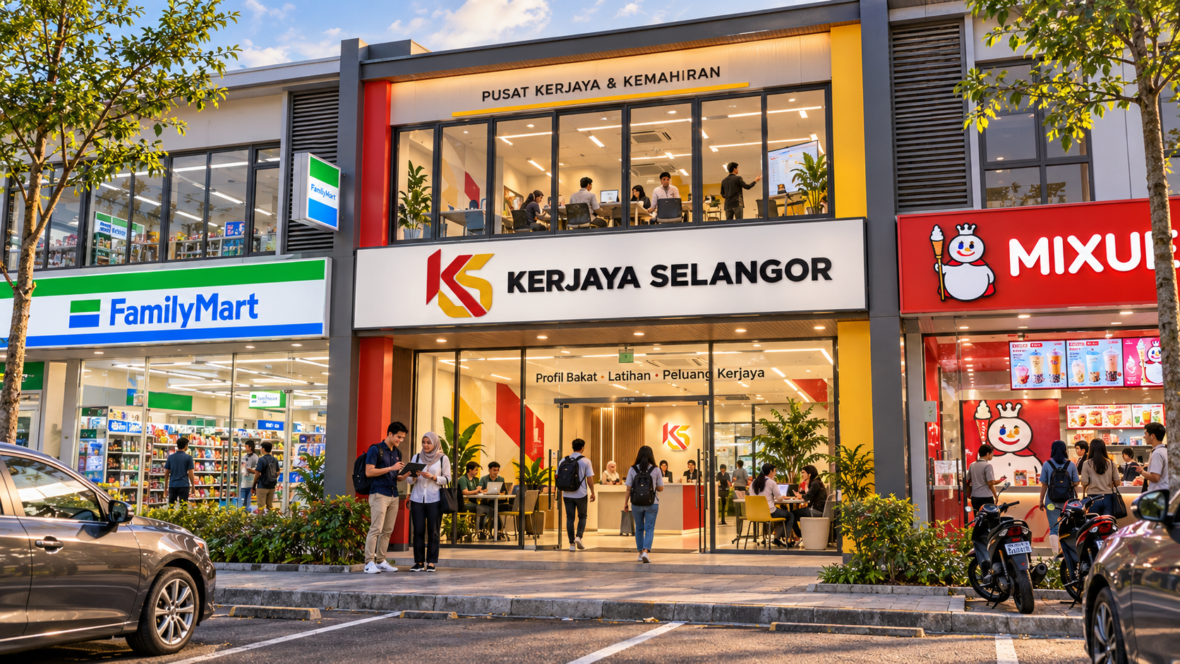 Pusat Kerjaya Selangor di lot kedai